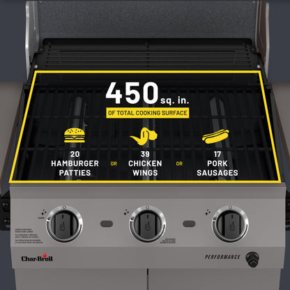 Char-Broil Performance 3B Cabinet 375 Stone