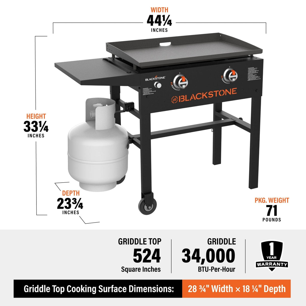 Blackstone 28" Griddle Cooking Station