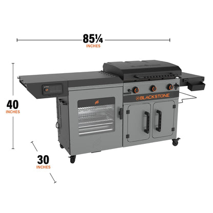 Blackstone 28" XL Griddle Vertical Pellet Smoker Combo