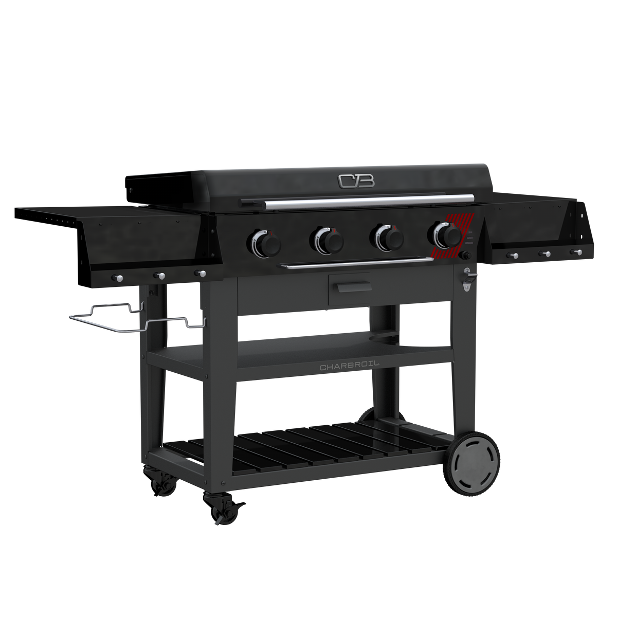 Char-Broil Performance Series 4-Burner Gas Griddle, Cart, Black