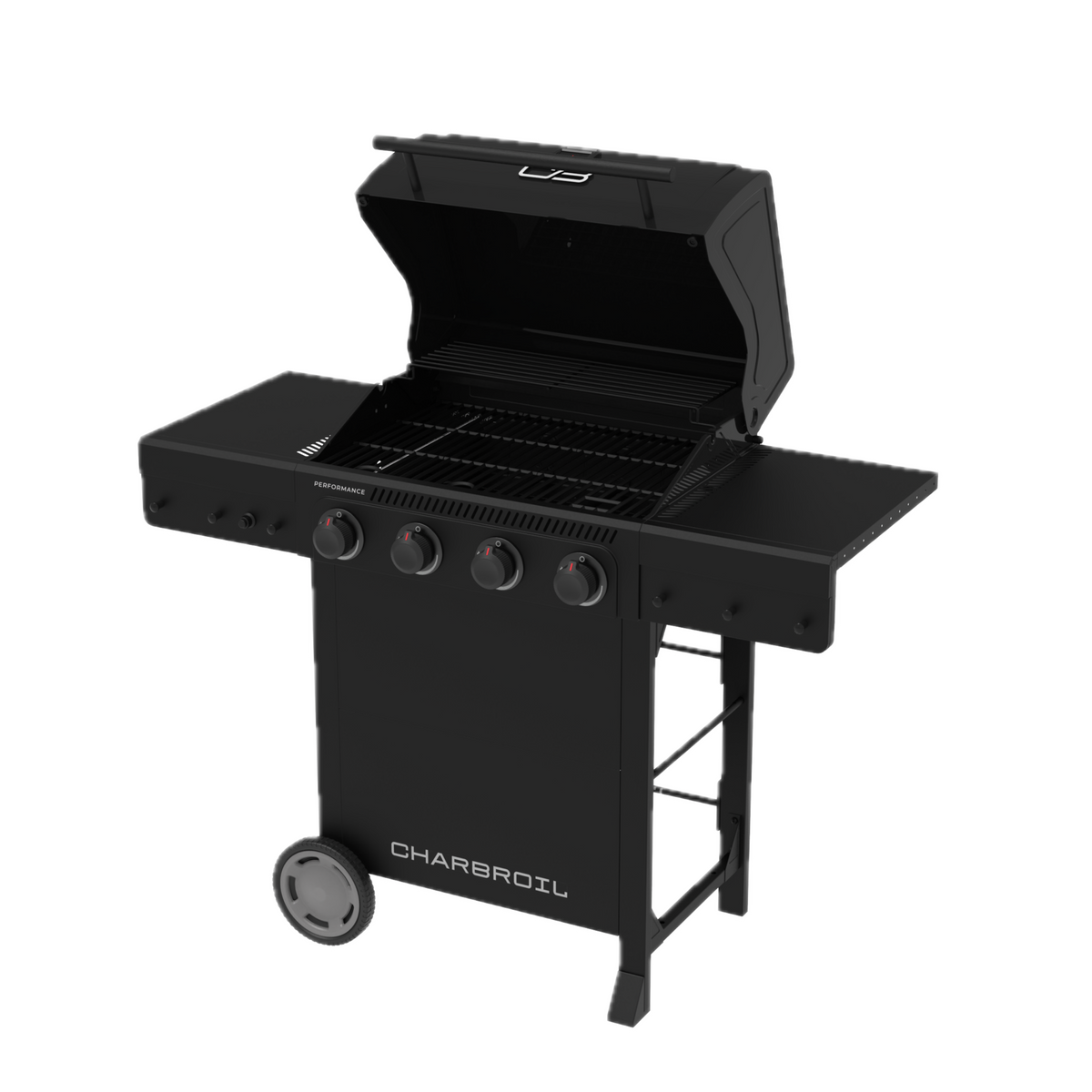 Char-Broil Performance Series 4 Burner Gas Grill Cart Black