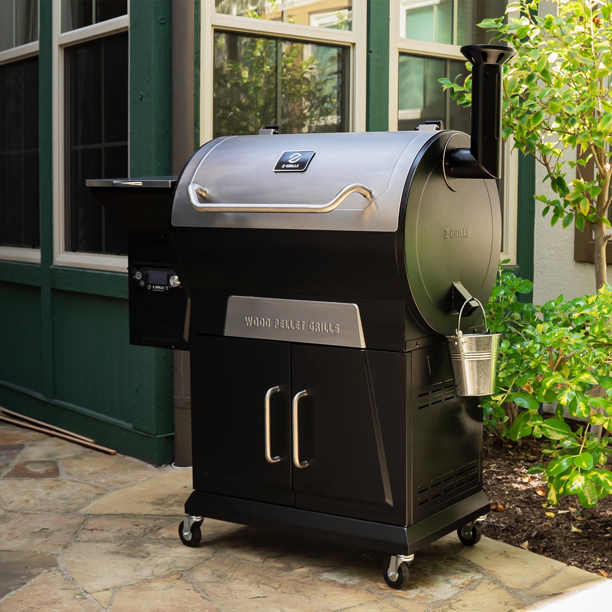 Z Grills 700D4E WiFi with Cabinet Pellet Grill
