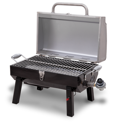 Char-Broil 1-Burner Portable Propane Gas Grill in Stainless Steel