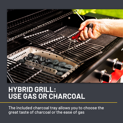 Char-Broil Gas2Coal 4-Burner Hybrid Grill