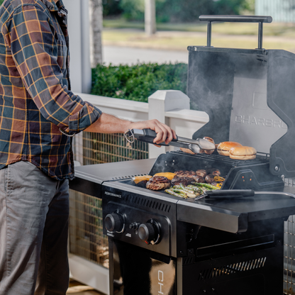 Char-Broil Performance Series FlavorMax 2-Burner Gas Grill, Cabinet, Black