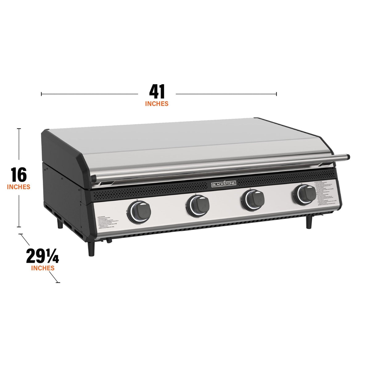 Blackstone 36" Drop-in Griddle with Hood (Natural Gas)