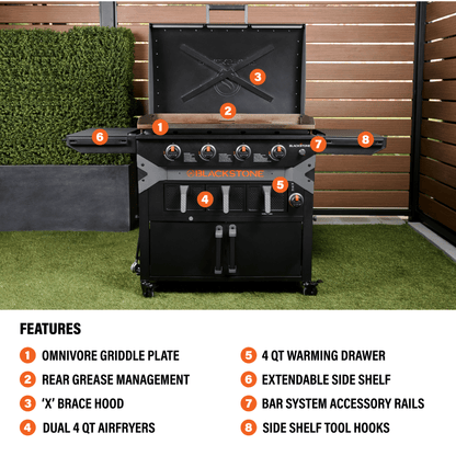 Blackstone 36" Griddle Airfryer Combo