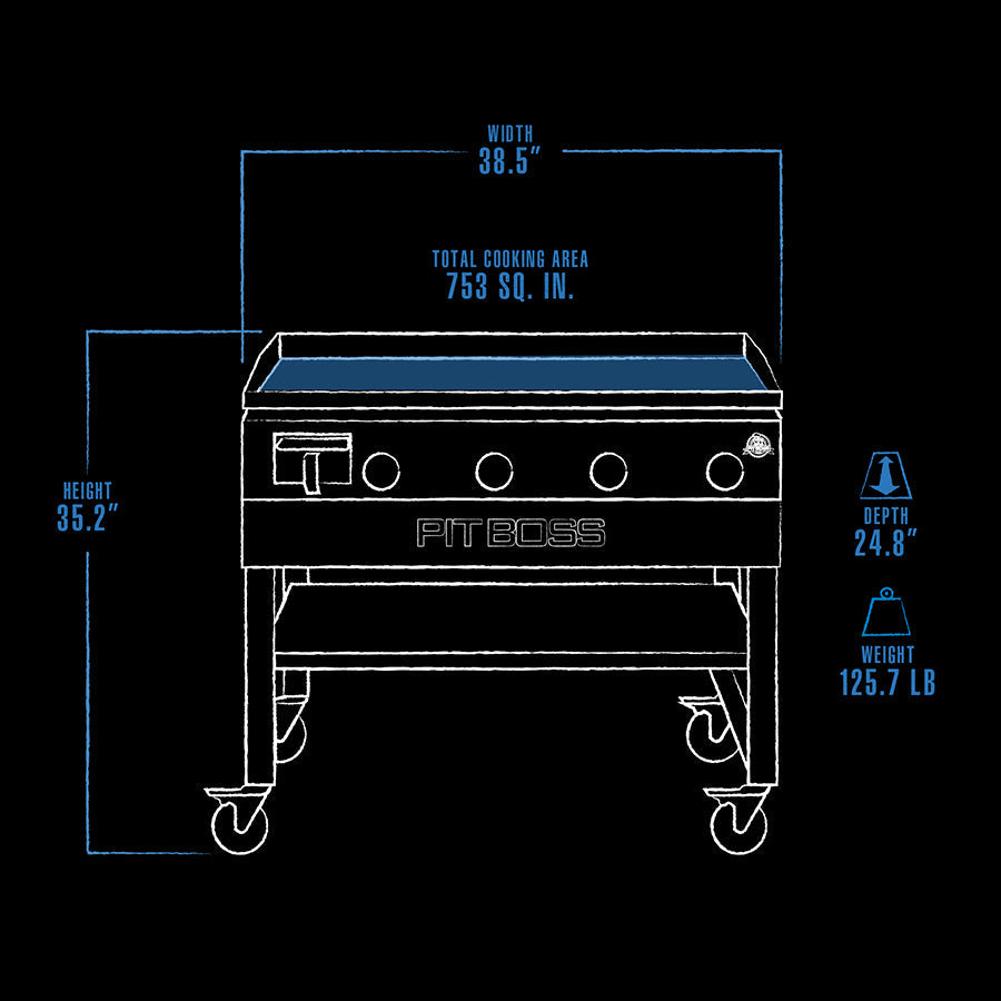 Pit Boss 4-Burner Griddle - PB4BGS1