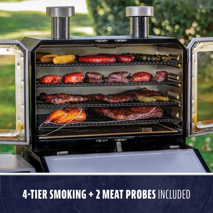 Pit Boss Lockhart Platinum Pellet/Smoker Combo Grill