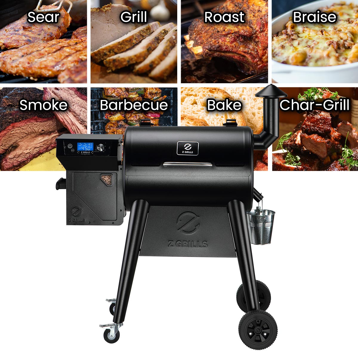 Z Grills 450B Pellet Grill - 2026 Upgrade