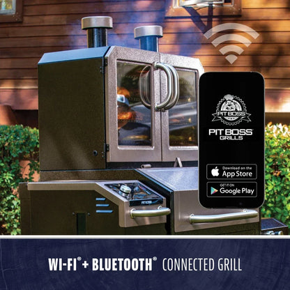 Pit Boss Lockhart Platinum Pellet/Smoker Combo Grill