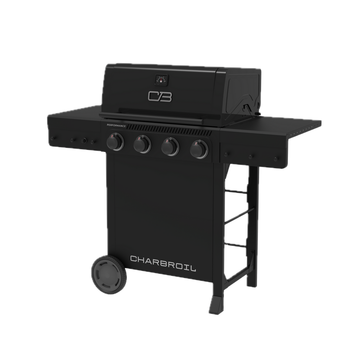 Char-Broil Performance Series 4 Burner Gas Grill Cart Black