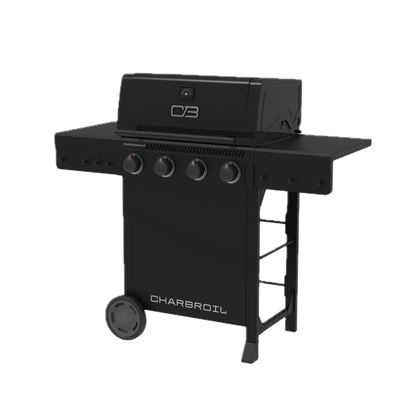 Char-Broil Performance Series 4 Burner Gas Grill Cart Black