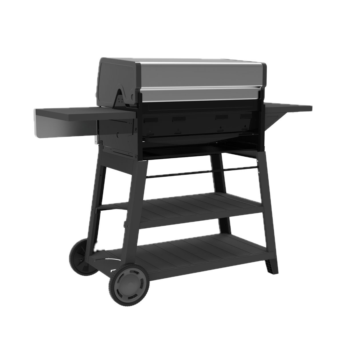 Char-Broil Performance Series FlavorMax 5-Burner Gas Grill, Cart with Side Burner, Gray