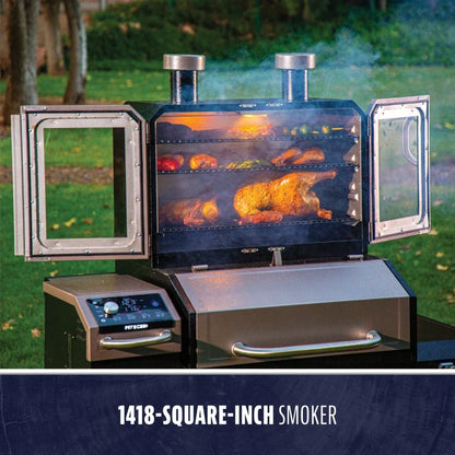 Pit Boss Lockhart Platinum Pellet/Smoker Combo Grill