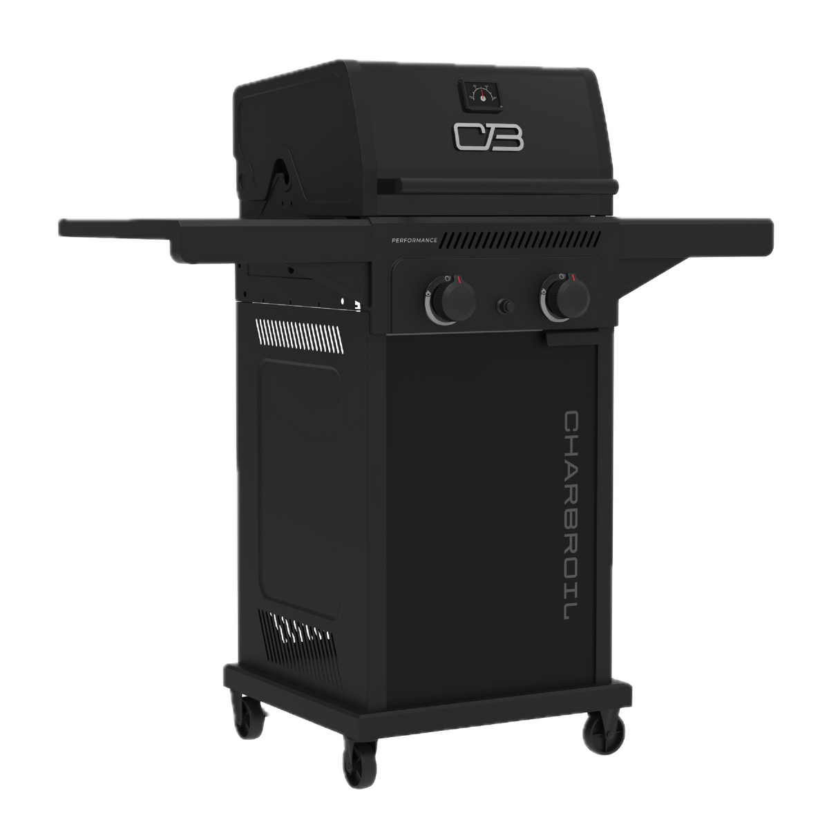 Char-Broil Performance Series FlavorMax 2-Burner Gas Grill, Cabinet, Black