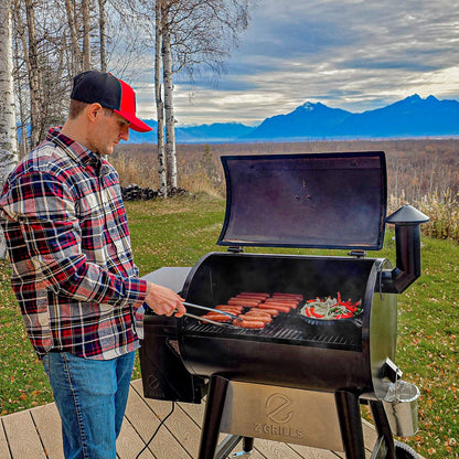 Z Grills 7002C2E WiFi - Stainless Steel Pellet Grill