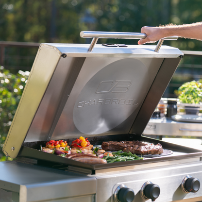 Char-Broil Versa-Tile 28" 3-Burner All-in-one Cooking Station