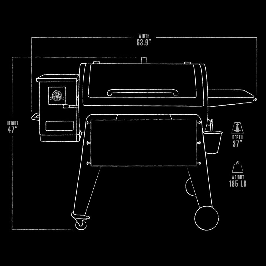 Pit Boss Navigator 1150 Wood Pellet Grill - PB1150G