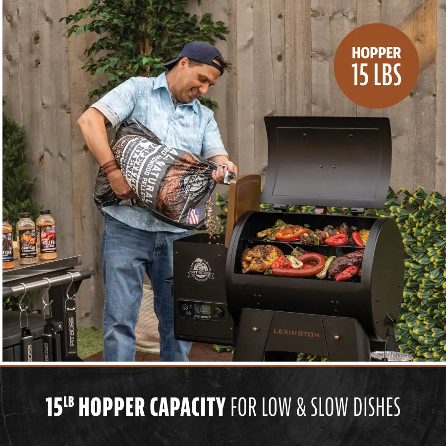 Pit Boss Lexington 500 Wood Pellet Grill - Onyx Edition