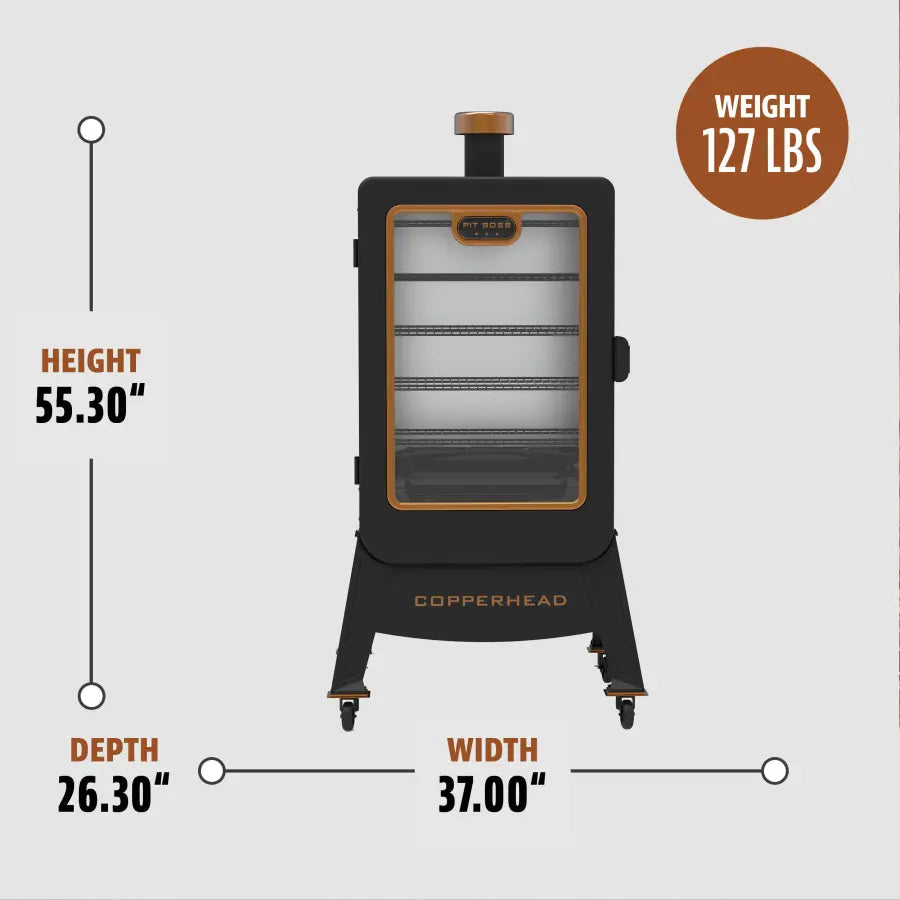 Pit Boss 4 Series Vertical Pellet Smoker - Onyx Edition