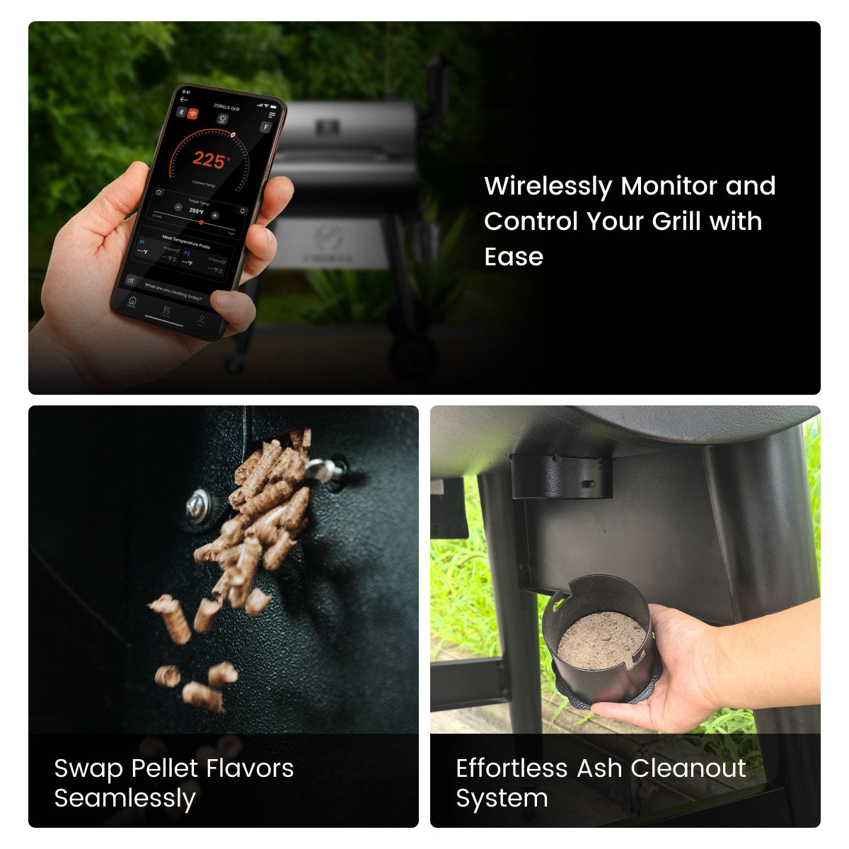 Z Grills 7002C2E WiFi - Stainless Steel Pellet Grill