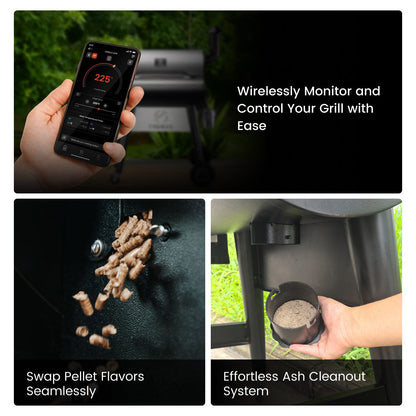 Z Grills 7002C2E WiFi - Stainless Steel Pellet Grill