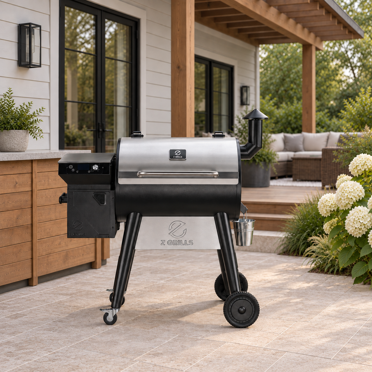 Z Grills 7002C2E WiFi - Stainless Steel Pellet Grill
