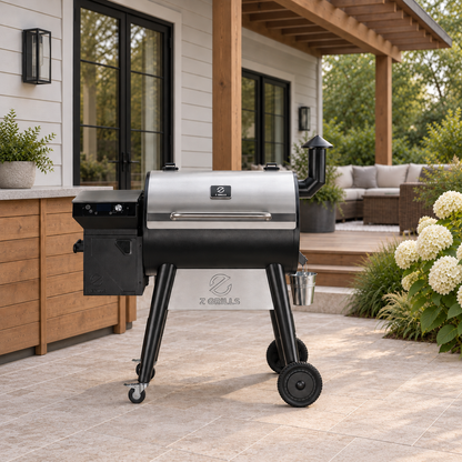 Z Grills 7002C2E WiFi - Stainless Steel Pellet Grill