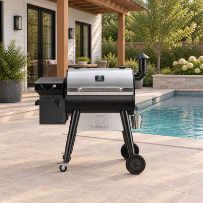 Z Grills 7002C2E WiFi - Stainless Steel Pellet Grill