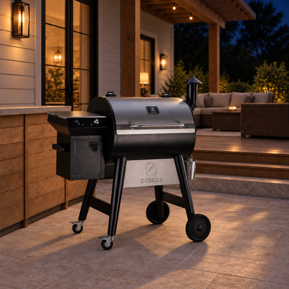 Z Grills 7002C2E WiFi - Stainless Steel Pellet Grill