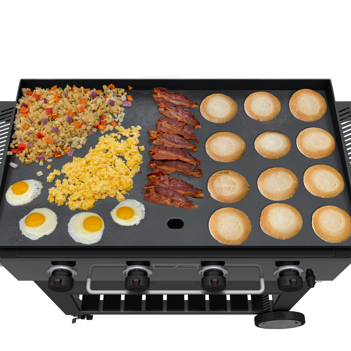 Char-Broil Performance Series 4-Burner Gas Griddle, Cart, Black