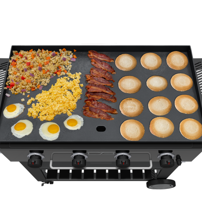 Char-Broil Performance Series 4-Burner Gas Griddle, Cart, Black