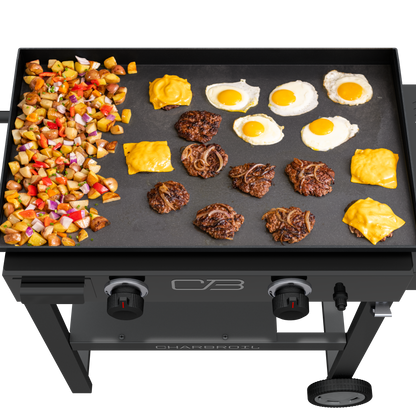 Char-Broil Performance Series 2-Burner Gas Griddle, Cart, Black