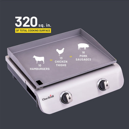 Char-Broil 2-Burner Tabletop Gas Griddle