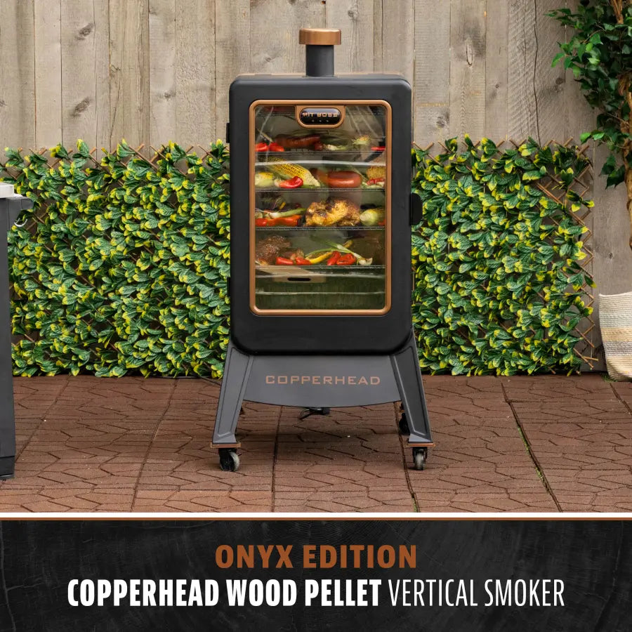 Pit Boss 4 Series Vertical Pellet Smoker - Onyx Edition