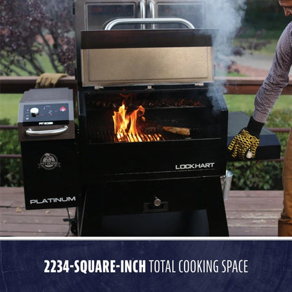 Pit Boss Lockhart Platinum Pellet/Smoker Combo Grill
