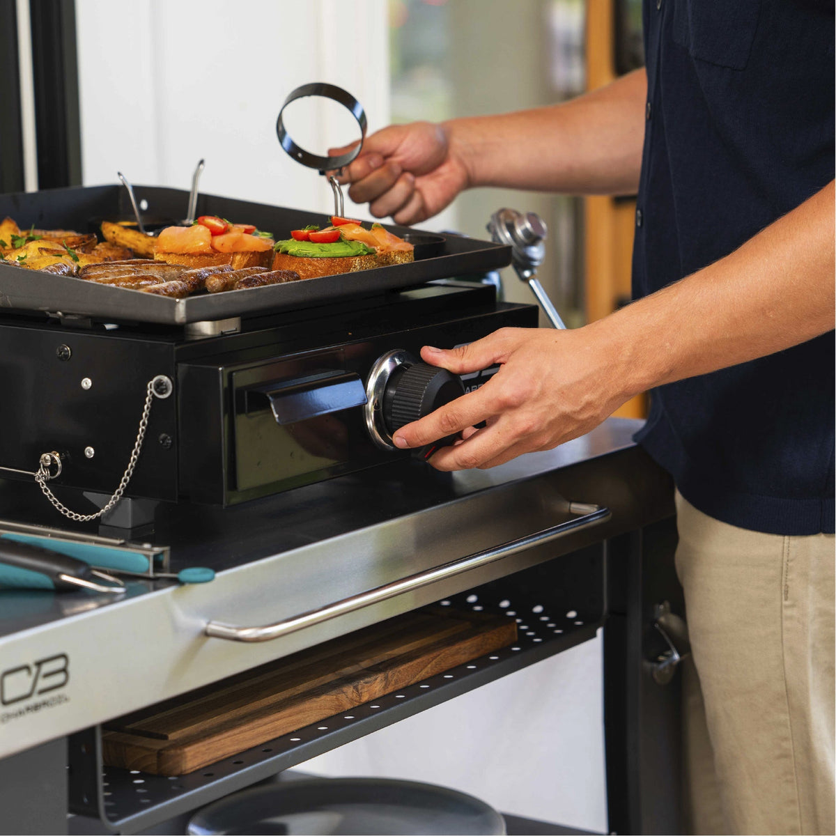 Char-Broil Performance Series 1-Burner Gas Griddle, Black