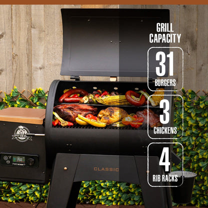 Pit Boss Classic 700 Wood Pellet Grill - Onyx Edition