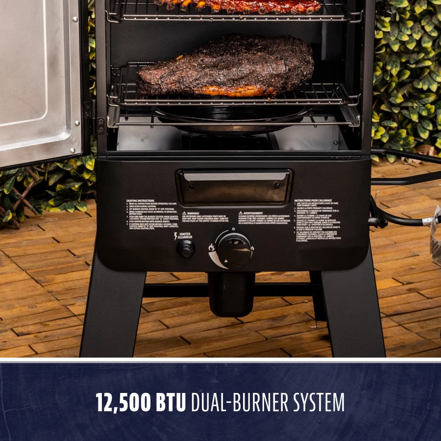 Pit Boss 30" Gas Vertical Smoker with Built-In Thermometer
