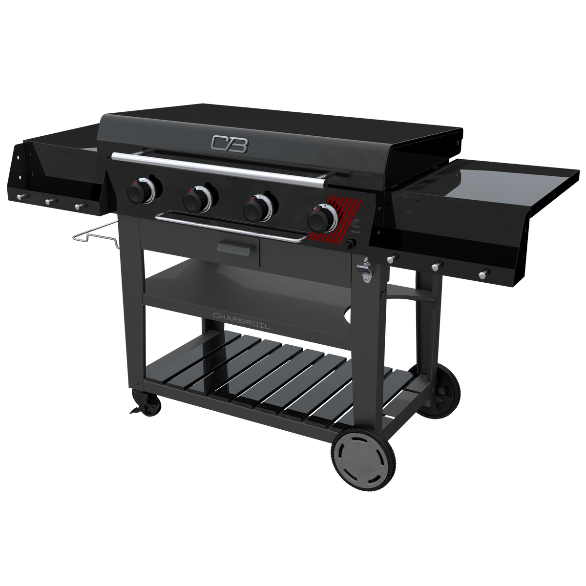 Char-Broil Performance Series 4-Burner Gas Griddle, Cart, Black