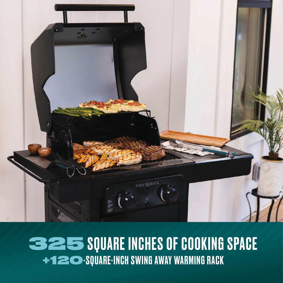 Char-Broil Pro Series 2 Burner Gas Grill & Griddle