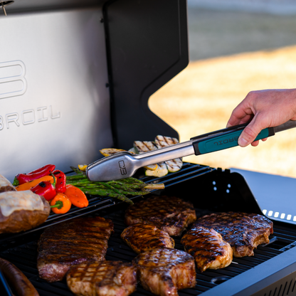 Char-Broil Performance Series FlavorMax 5-Burner Gas Grill, Cabinet with Side Burner, Blackout