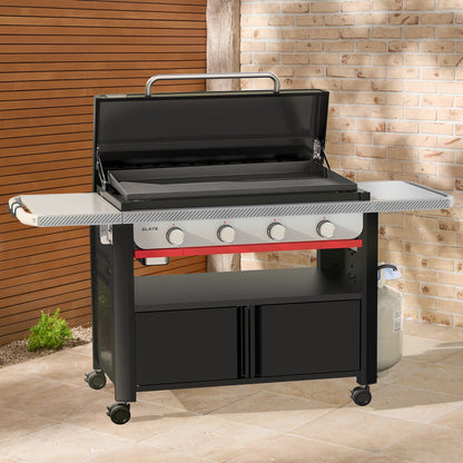 Weber Slate® 36” Rust-Resistant Griddle with Closed Cabinet