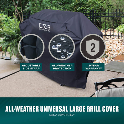 Char-Broil Pro Series 3 Burner Gas Grill & Griddle (Side Burner)