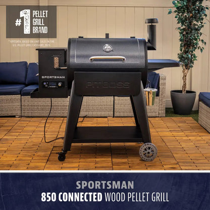 Pit Boss Sportsman 850 Wood Pellet Grill - PB850SPW2