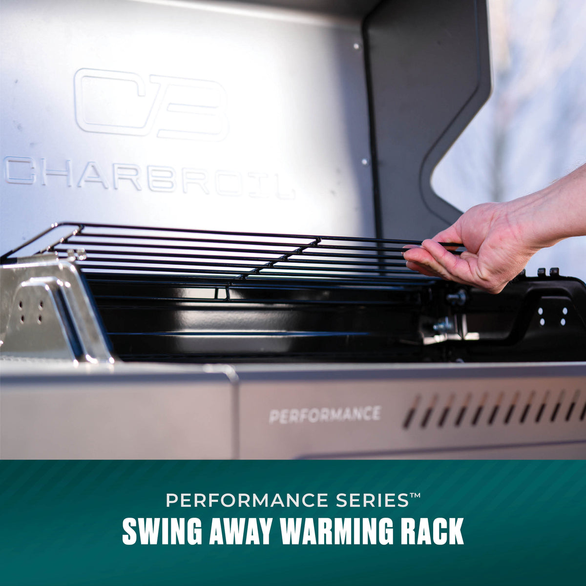 Char-Broil Performance Series 4-Burner Gas Grill with FlavorMax (Cart, Gray)