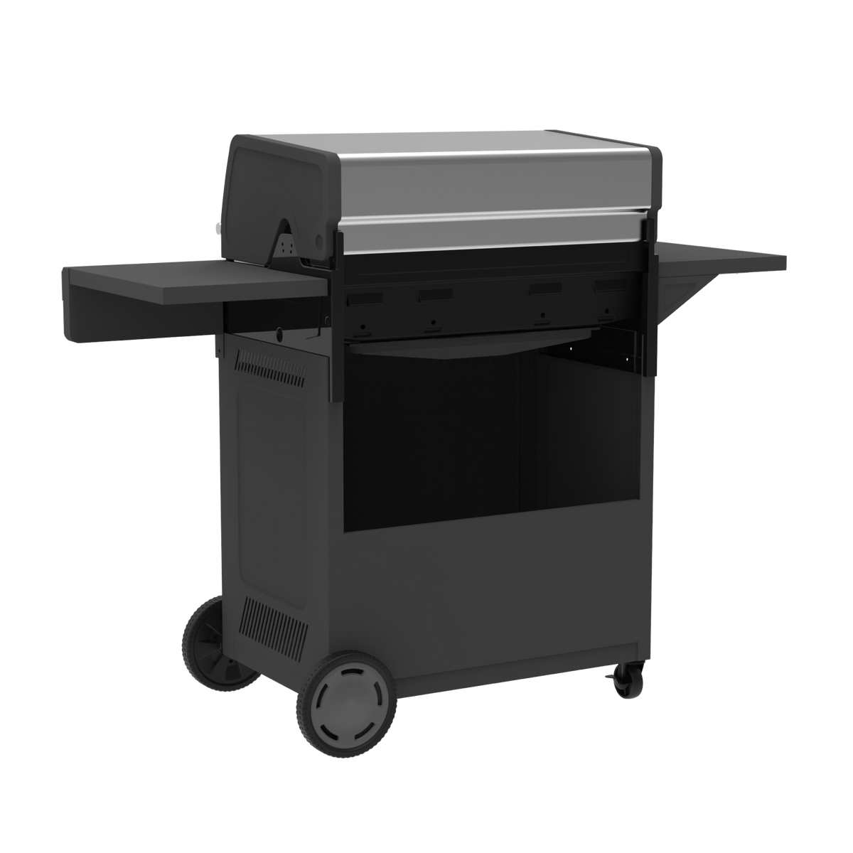 Char-Broil Performance Series FlavorMax 5-Burner Gas Grill, Cabinet with Side Burner, Gray