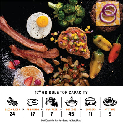 Blackstone Adventure Ready 17in Griddle with Flexfold Legs
