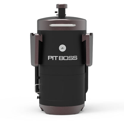 Pit Boss Mahogany Champion Barrel Charcoal Smoker - PBV24CB